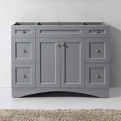  Elise 48'' Single Bathroom Vanity, Grey, Cabinet Only, 47-1/5'' W x 21-1/2'' D x 35-1/5'' H