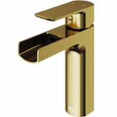 Ileana 1-Hole Bathroom Faucet in Matte Gold