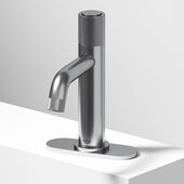 VIGO Apollo Collection Single Handle Bathroom Faucet with Deck Plate in Brushed Nickel, Faucet Height: 7-7/8'' H, Spout Reach: 5'' D