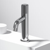 VIGO Apollo Collection Single Handle Bathroom Faucet in Chrome, Faucet Height: 7-1/2'' H, Spout Reach: 5'' D