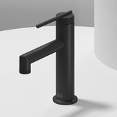 VIGO Sterling Collection Single Hole Single-Handle Bathroom Faucet in Matte Black, Faucet Height: 6-7/8'' H, Spout Reach: 5'' D