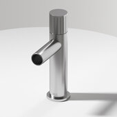 VIGO Ashford Collection Single Hole Bathroom Faucet in Brushed Nickel, Faucet Height: 8-3/8'' H, Spout Reach: 4-3/16'' D