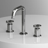 VIGO Cass Collection Two Handle Widespread Bathroom Faucet in Chrome, Faucet Height: 7-1/2'' H, Spout Reach: 5-3/4'' D