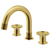  Wythe Widespread Bathroom Faucet in Matte Gold, Faucet Height: 7-1/2'' H; Spout Reach: 8-1/2'' D