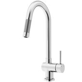  Gramercy Kitchen Faucet with Touchless Sensor in Chrome, Faucet Height: 17'' H; Spout Reach: 7-7/8'' D