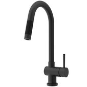  Gramercy Kitchen Faucet with Touchless Sensor in Matte Black, Faucet Height: 17'' H; Spout Reach: 7-7/8'' D