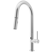  Greenwich Touchless Pull-Down Kitchen Faucet with Smart Sensor in Chrome, Faucet Height: 18-1/4'' H; Spout Reach: 9-1/4'' D