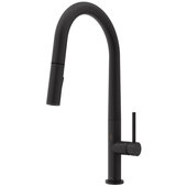  Greenwich Touchless Pull-Down Kitchen Faucet with Smart Sensor in Matte Black, Faucet Height: 18-1/4'' H; Spout Reach: 9-1/4'' D