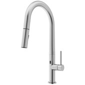  Greenwich Touchless Pull-Down Kitchen Faucet with Smart Sensor in Stainless Steel, Faucet Height: 18-1/4'' H; Spout Reach: 9-1/4'' D