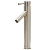 Dior Bathroom Vessel Faucet in Brushed Nickel, 3.5''W x 16''D x 8.25''H