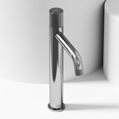 VIGO Apollo Collection Single Hole Vessel Bathroom Faucet in Chrome, Faucet Height: 11-1/2'' H, Spout Reach: 6-1/8'' D