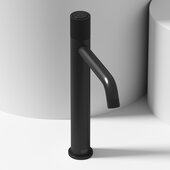 VIGO Apollo Collection Single Hole Vessel Bathroom Faucet in Matte Black, Faucet Height: 11-1/2'' H, Spout Reach: 6-1/8'' D