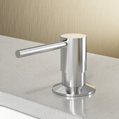 VIGO Bolton Collection Kitchen 360-Degree Swivel Soap Dispenser in Chrome with 10oz Plastic Reservoir, 1-5/8'' W x 4-1/8'' D x 11-1/8'' H