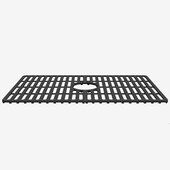  Kitchen Sink 27'' Silicone Protective Bottom Grid For Single Basin Sink in Matte Black, 26-3/4'' W x 16-1/2'' D x 1/2'' H
