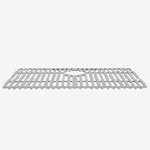  Kitchen Sink 28'' Silicone Protective Bottom Grid For Single Basin Sink in Gray, 28-1/8'' W x 15-1/4'' D x 1/2'' H