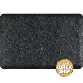  Granite Collection 3' x 2' Anti-Fatigue Floor Mat in Granite Onyx, 36'' W x 24'' D x 3/4'' Thick