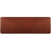  Linen Collection 6' x 2' Anti-Fatigue Floor Mat in Sunset with Red on Tan Base, 72'' W x 24'' D x 3/4'' Thick