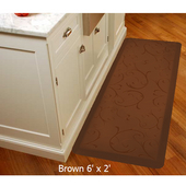  2011 Motif Collection - Bella Wellness Mat, 72'' W x 24'' D x 3/4'' H, Brown