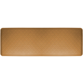  2011 Motif Collection - Trellis Wellness Mat, 72'' W x 24'' D x 3/4'' H, Tan