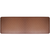  2011 Motif Collection - Trellis Wellness Mat, 72'' W x 24'' D x 3/4'' H, Brown