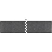  Granite Collection PuzzlePiece R Series 8.5' x 2' in Granite Steel, 102'' W x 24'' D, 3/4'' Thick