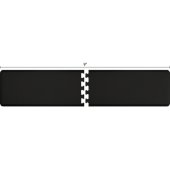 Original Collection PuzzlePiece R Series 9' x 2' in Black, 108'' W x 36'' D, 3/4'' Thick