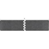  Granite Collection PuzzlePiece R Series 9' x 2' in Granite Steel, 108'' W x 24'' D, 3/4'' Thick