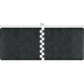  Granite Collection PuzzlePiece R Series 7.5' x 3' Anti-Fatigue Floor Mat in Granite Onyx, 90'' W x 36'' D, 3/4'' Thick
