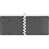  Granite Collection PuzzlePiece R Series 7.5' x 3' in Granite Steel, 90'' W x 36'' D, 3/4'' Thick