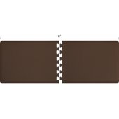  Original Collection PuzzlePiece R Series 8' x 3' in Brown, 96'' W x 36'' D, 3/4'' Thick