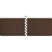  Original Collection PuzzlePiece R Series 8.5' x 3' in Brown, 102'' W x 36'' D, 3/4'' Thick
