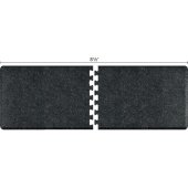 Granite Collection PuzzlePiece R Series 8.5' x 3' Anti-Fatigue Floor Mat in Granite Onyx, 102'' W x 36'' D, 3/4'' Thick
