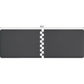  Original Collection PuzzlePiece R Series 8.5' x 3' in Gray, 102'' W x 36'' D, 3/4'' Thick
