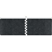  Granite Collection PuzzlePiece R Series 9' x 3' Anti-Fatigue Floor Mat in Granite Onyx, 108'' W x 36'' D, 3/4'' Thick