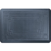  Signature Gatsby Blue on Gray - Lagoon - 24''W x 36''D x 0.75''H