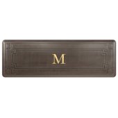  Signature Gatsby Collection 6' x 2' Anti-Fatigue Floor Mat in Antique Dark with Brown Base, 72'' W x 24'' D x 3/4'' Thick