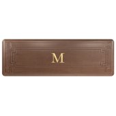  Signature Gatsby Collection 6' x 2' Anti-Fatigue Floor Mat in Antique Light with Tan Base, 72'' W x 24'' D x 3/4'' Thick