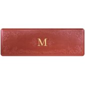  Signature Collection Heirloom 6' x 2' Anti-Fatigue Floor Mat in Sunset with Red on Tan Base, 72'' W x 24'' D x 3/4'' Thick