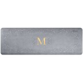  Signature Collection Heirloom 6' x 2' Anti-Fatigue Floor Mat in Beach Glass with White on Gray Base, 72'' W x 24'' D x 3/4'' Thick