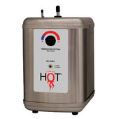 WhiteHaus Stainless Steel Forever Hot heating tank for use with hot water dispensers, 8''W x 8''D x 11-1/2''H