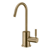  Point of Use Cold Water Drinking Faucet with Gooseneck Swivel Spout In Antique Brass, Spout Height: 6-3/4'', Spout Reach: 4''