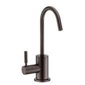  Point of Use Instant Hot Water Faucet with Contemporary Spout and Self Closing Handle, Oil Rubbed Bronze