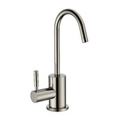  Point of Use Instant Hot Water Faucet with Contemporary Spout and Self Closing Handle, Polished Nickel