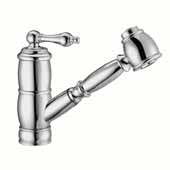  Vintage III Plus single hole, single lever faucet with a pull-out spray head In Polished Chrome, Spout Height: 5-3/4'', Spout Reach: 8''
