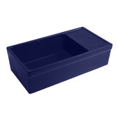  Blue Fireclay Sink w/ Integral Drain Board