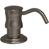  Vintage III Solid Brass Kitchen Soap/Lotion Dispenser, Brushed Nickel