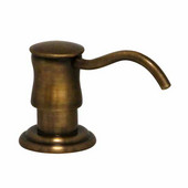  Vintage III Solid Brass Kitchen Soap/Lotion Dispenser, Antique Brass