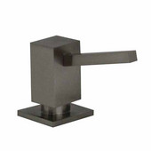  Q-Haus Solid Brass Kitchen Soap/Lotion Dispenser, Brushed Nickel
