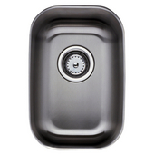  Komponents Series Stainless Steel Single Bowl Undermount Sink, 12-1/2''W x 17-3/4''D x 7''H