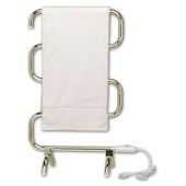  Heatra Classic Freestanding Towel Warmer in Satin Nickel 